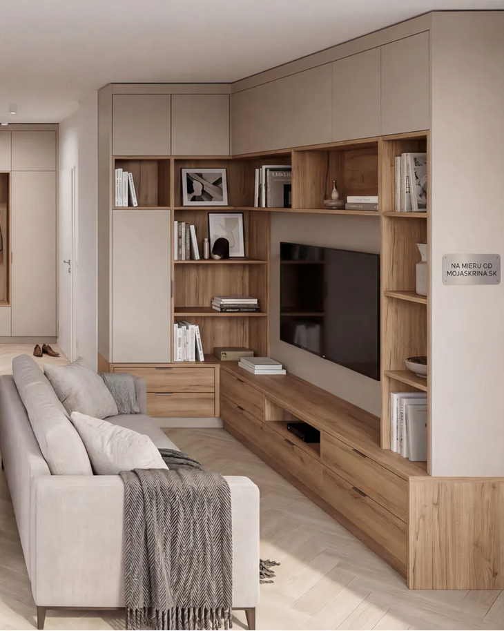 Zladenie celej obývačky v jednotnom štýle